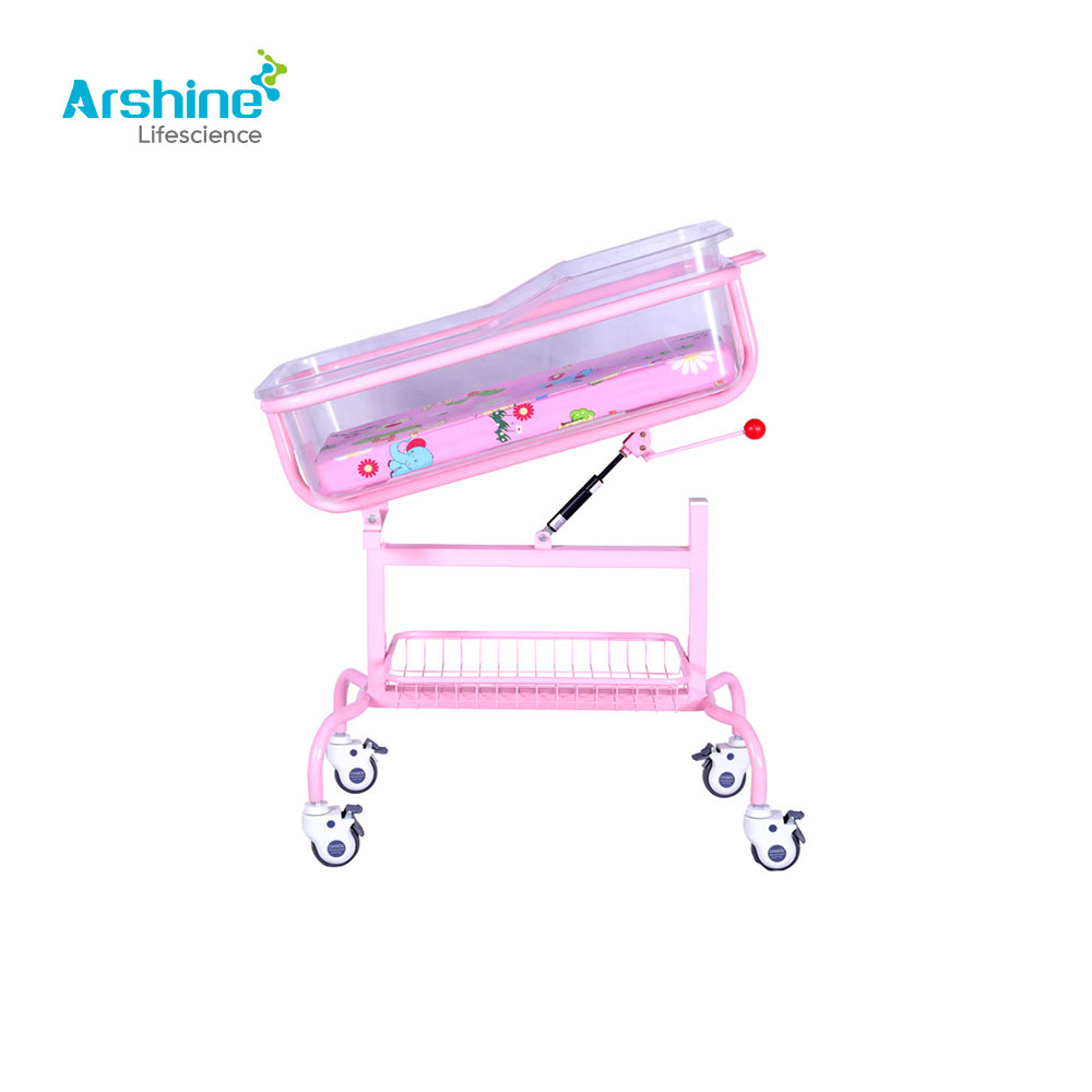Colorful tiltable baby cot
