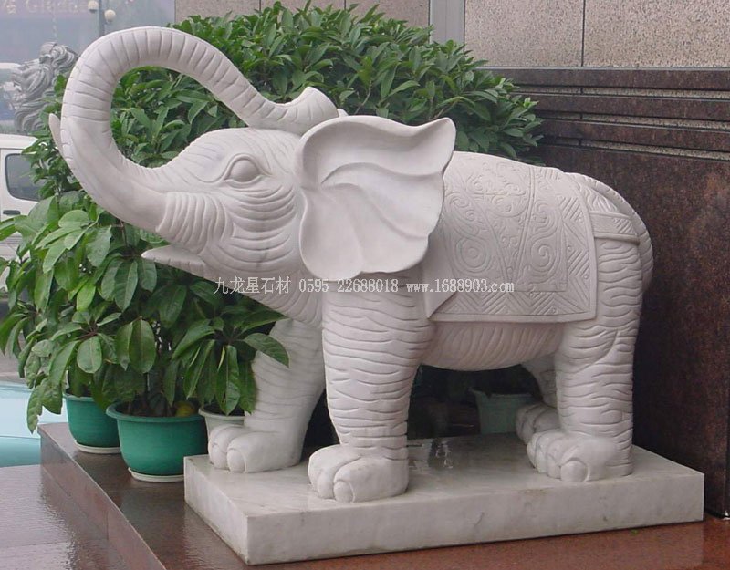 石雕廠(chǎng)家講解石雕大象鼻子的朝向